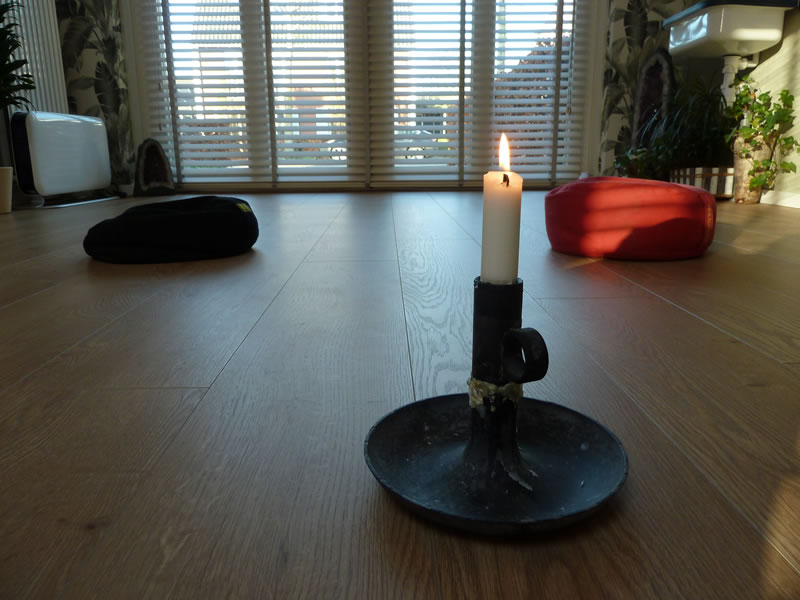 Meditatie met kaars